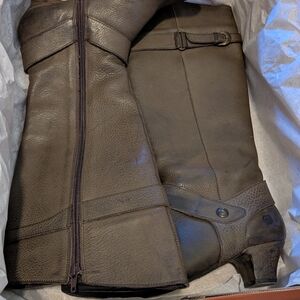 Born Brown Leather Knee-High Boots